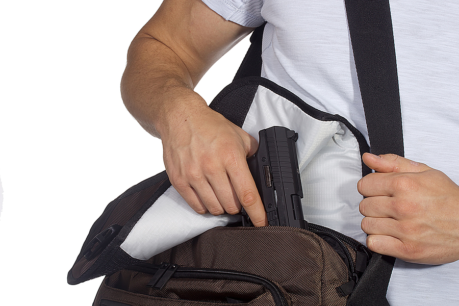 draw gun concealed off body carry Bigstock