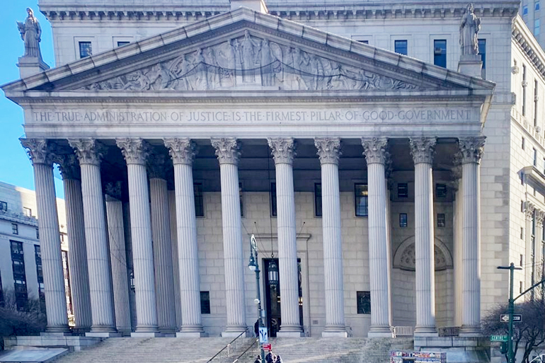 New York Supreme Court Courthouse Manhattan