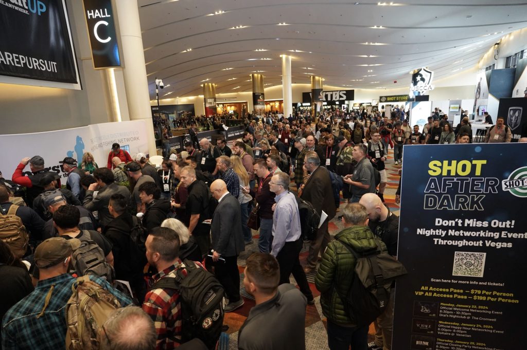 SHOT Show lobby crowd