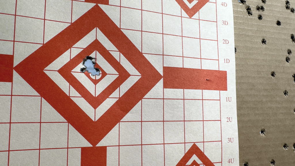 rifle target bullseye grouping