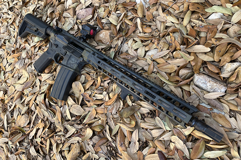AR-15 Radian Model 1 rifle Holosun SCRS red dot assault weapon 