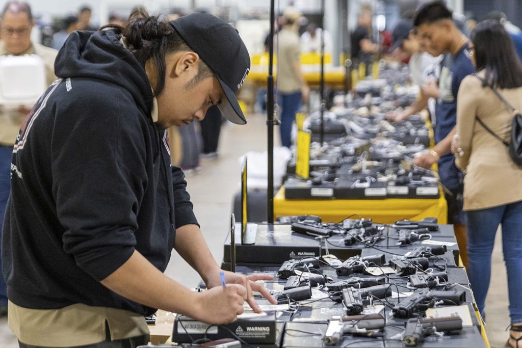 Gun show background check