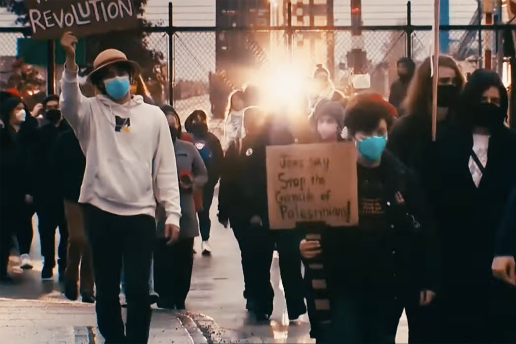 pro-Palestine protest