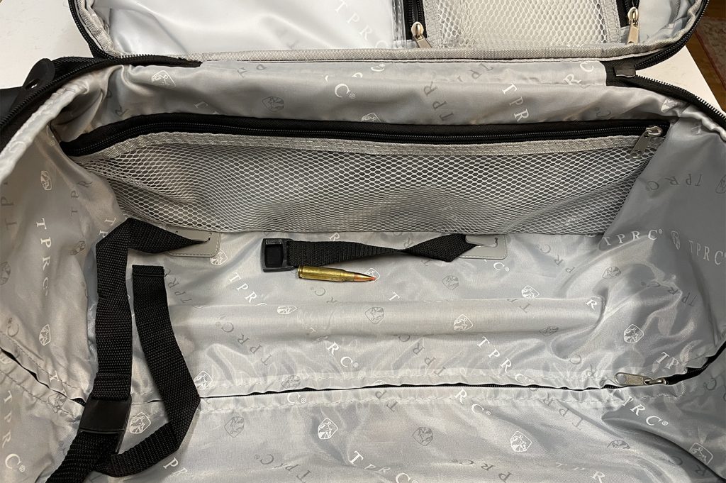 cartridge in suitcase