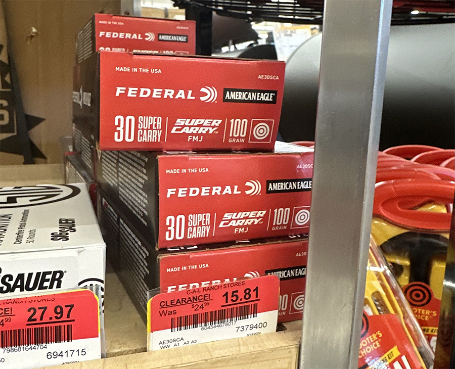 30 super carry ammunition