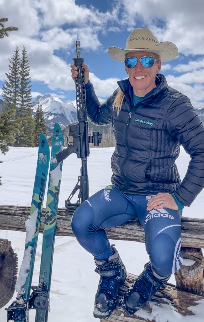 Olympic Biathlon Biathlete Lanny Barnes 