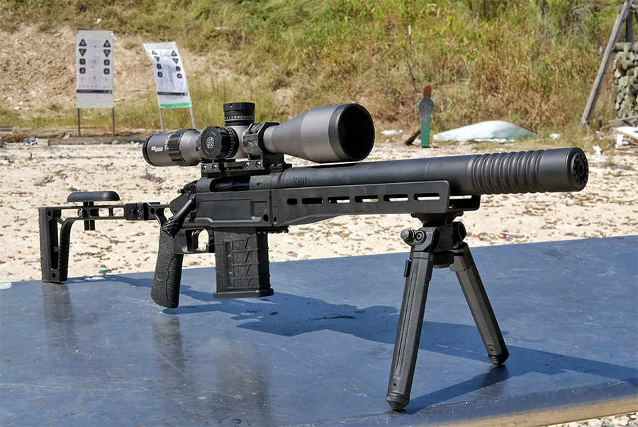 Black Collar Arms SBD integrally suppressed rifle