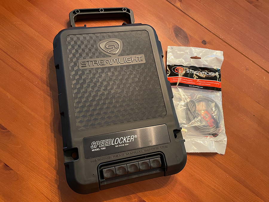 Streamlight SpeedLocker portable locking gun storage container