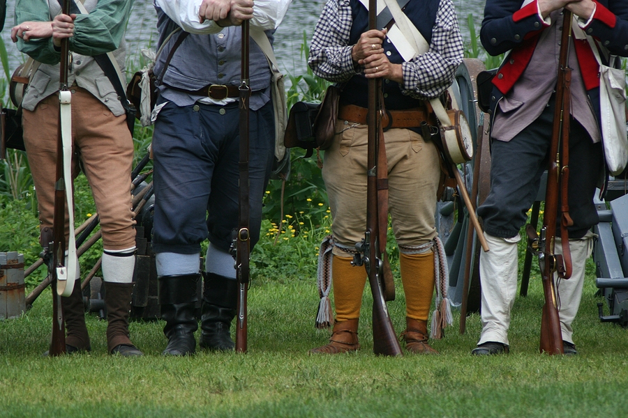 Colonial Militiamen revolutionary war minutemen