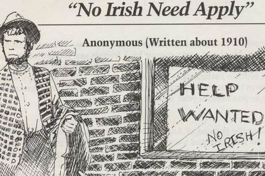 Help Wanted No Irish Need Apply