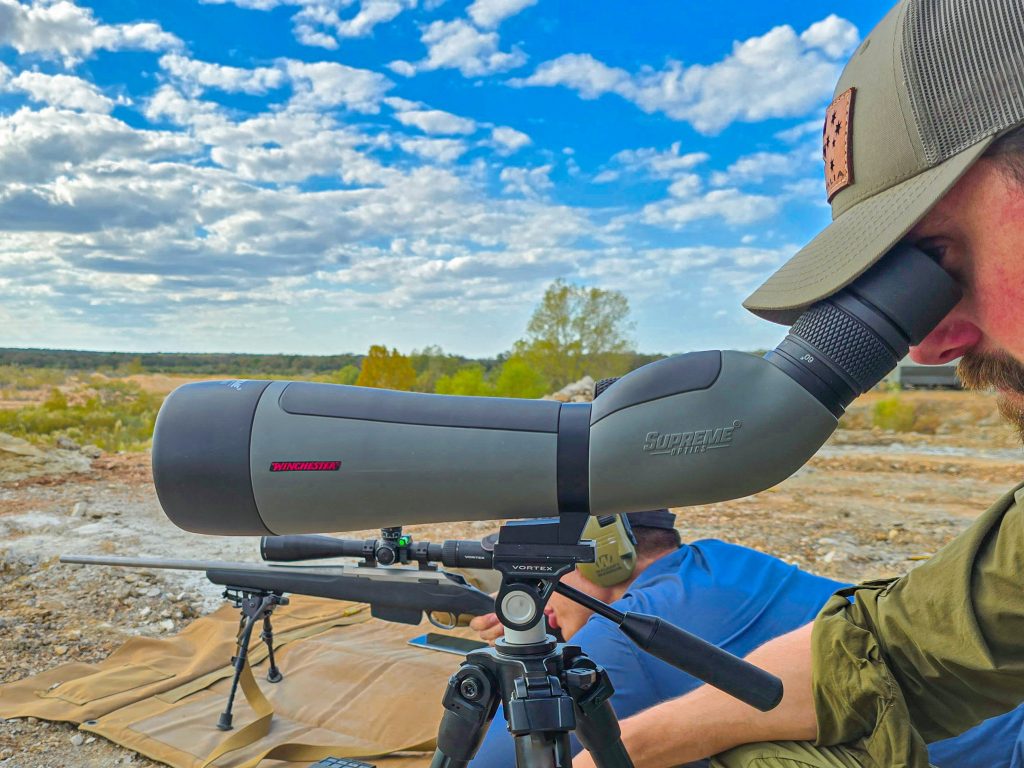 Winchester Optics Supreme W20-60x80mm Spotting Scope (Image courtesy JWT for SNW.)