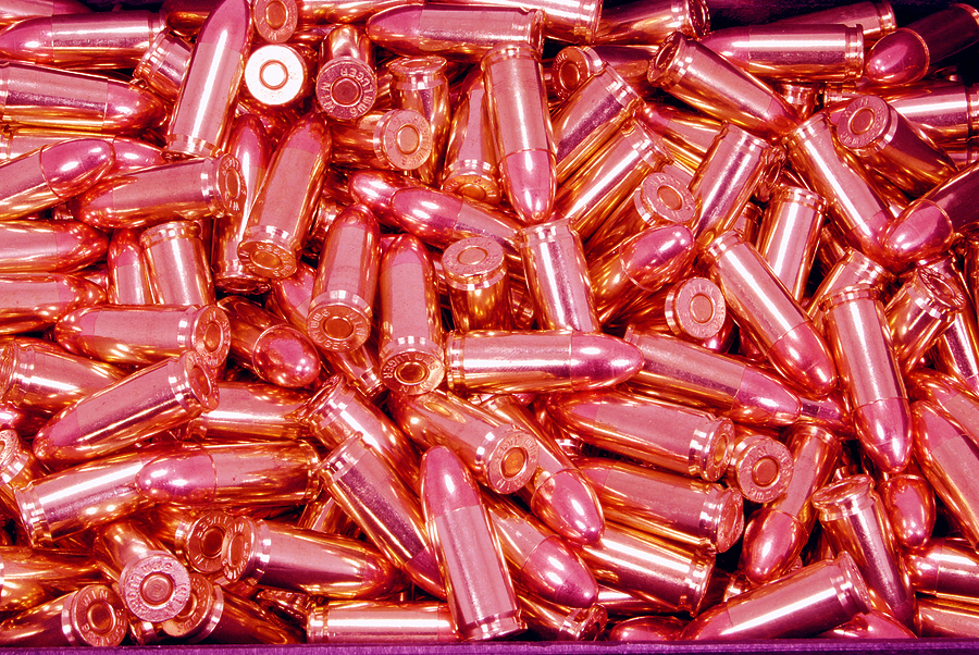 pink bullets 9mm ammunition cartridges