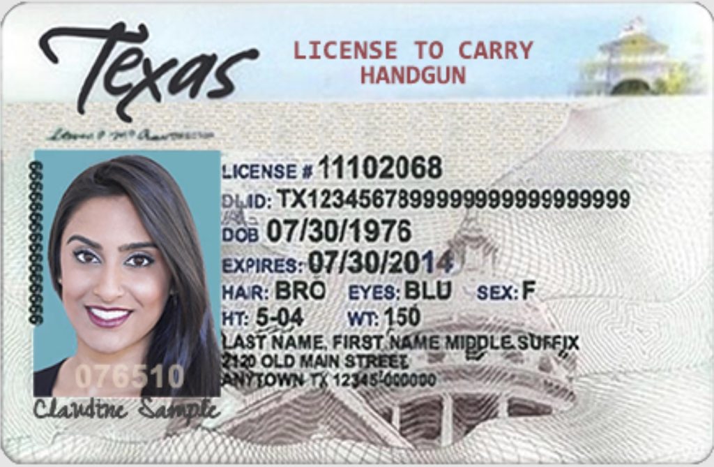Texas concealed carry permit LTC
