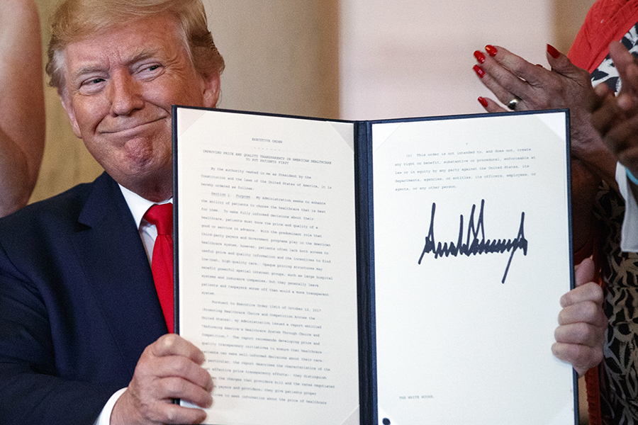 Donald Trump bill signing