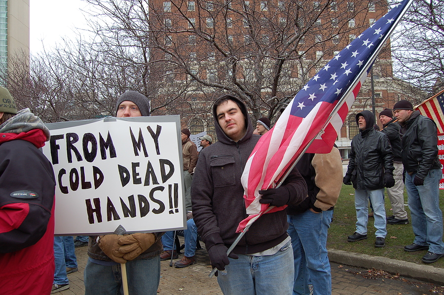 gun rights protest pro-gun sign