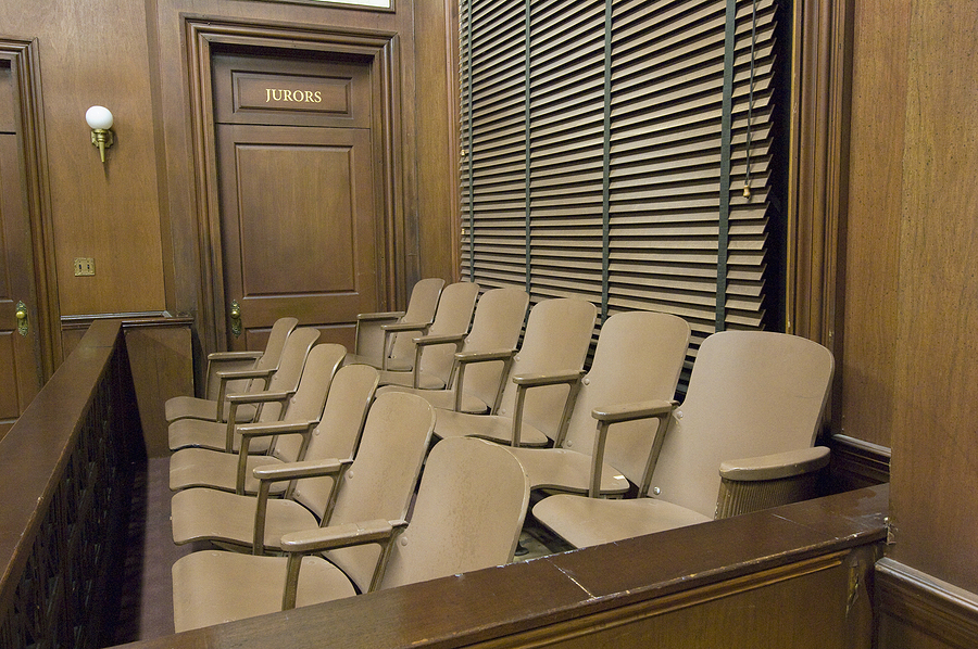 Jury box trial