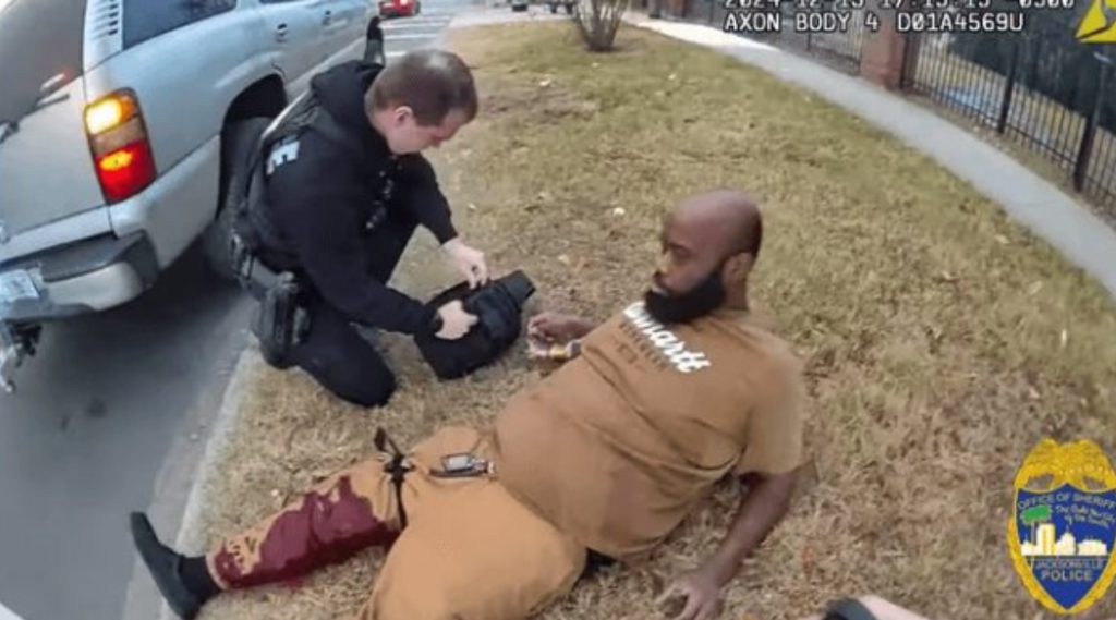 Jason Arrington Jacksonville Sheriff's Office shot with his own gun