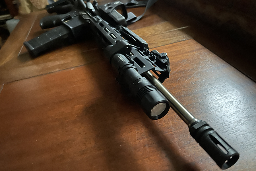 AR-15 carbine combative rifle