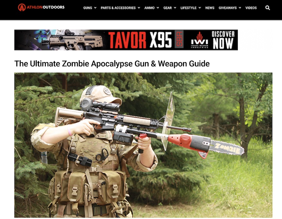 Athlon zombie apocalypse gun
