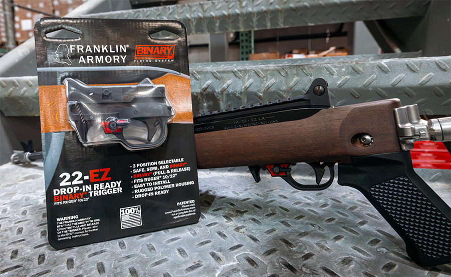 Frankin Armory BFSIII 22-EZ binary trigger 10/22
