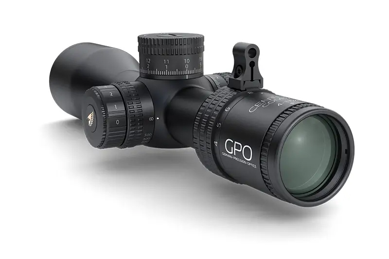 GPO CENTURI 4-16x44i FFP Super Compact – MIL reticle 