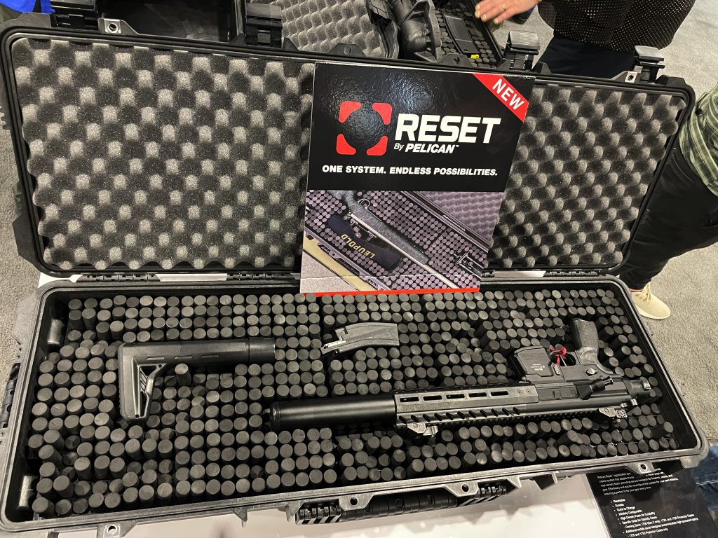 Pelican Reset rifle case organizing system customize