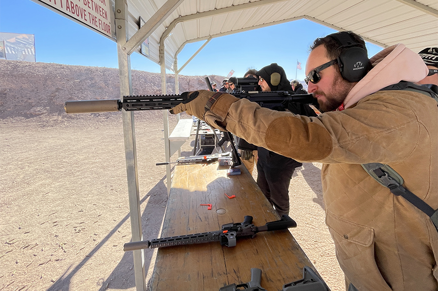 SHOT Show 2025 industry day at the range day