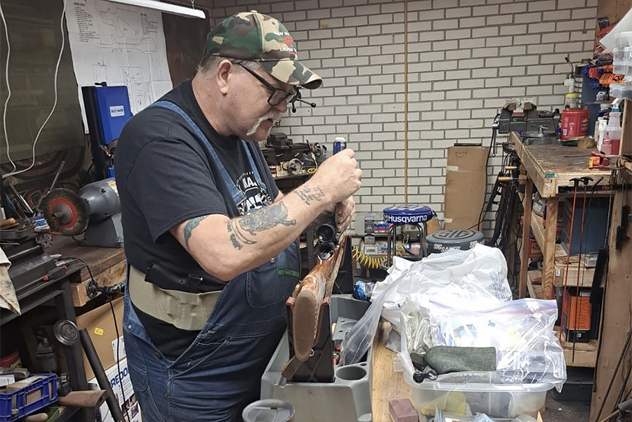 Walter Wentz, owner of Gator’s Custom Guns