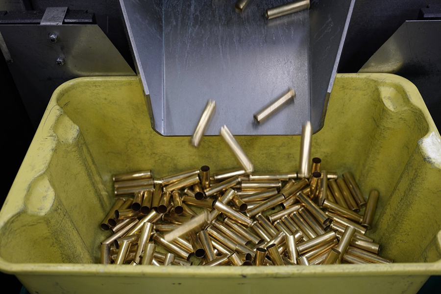SIG SAUER ammunition manufacturing plant casings