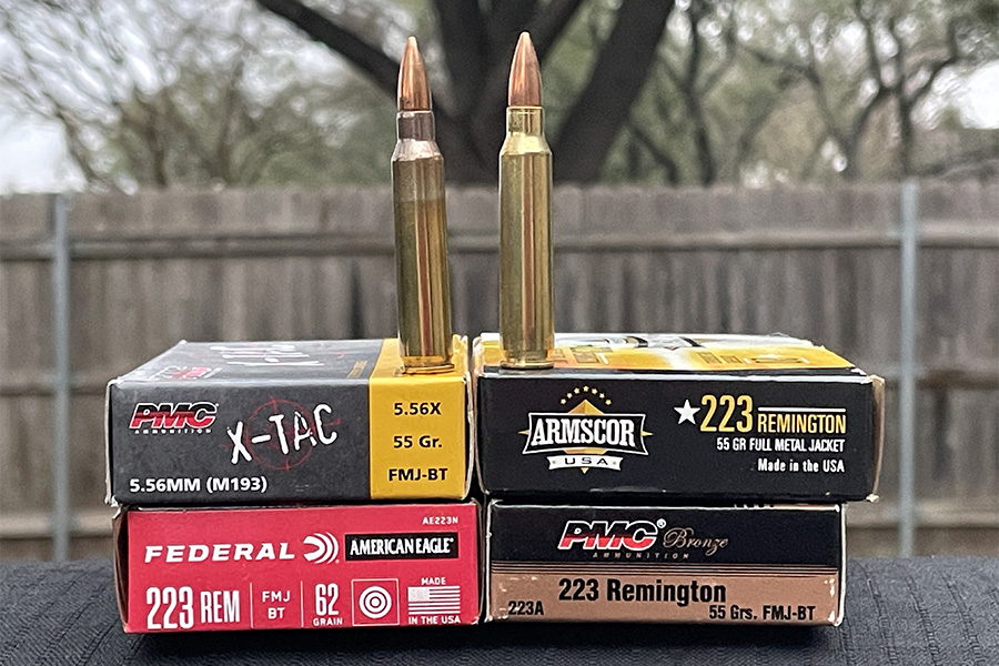 .223 vs. 5.56 ammunition