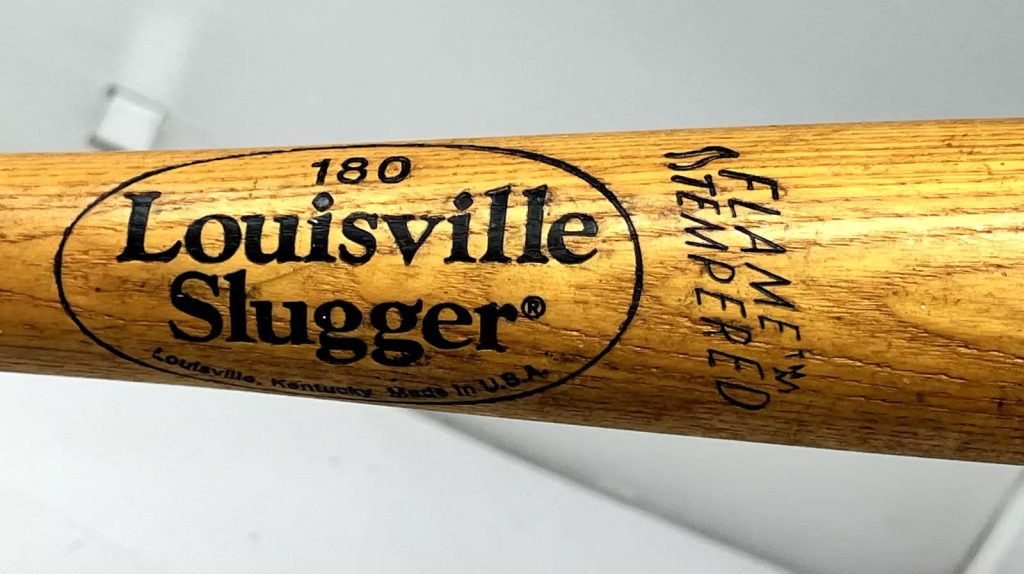 Louisville Slugger baseball bat