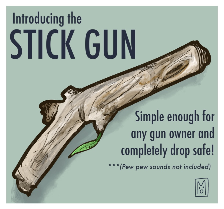 stick gun