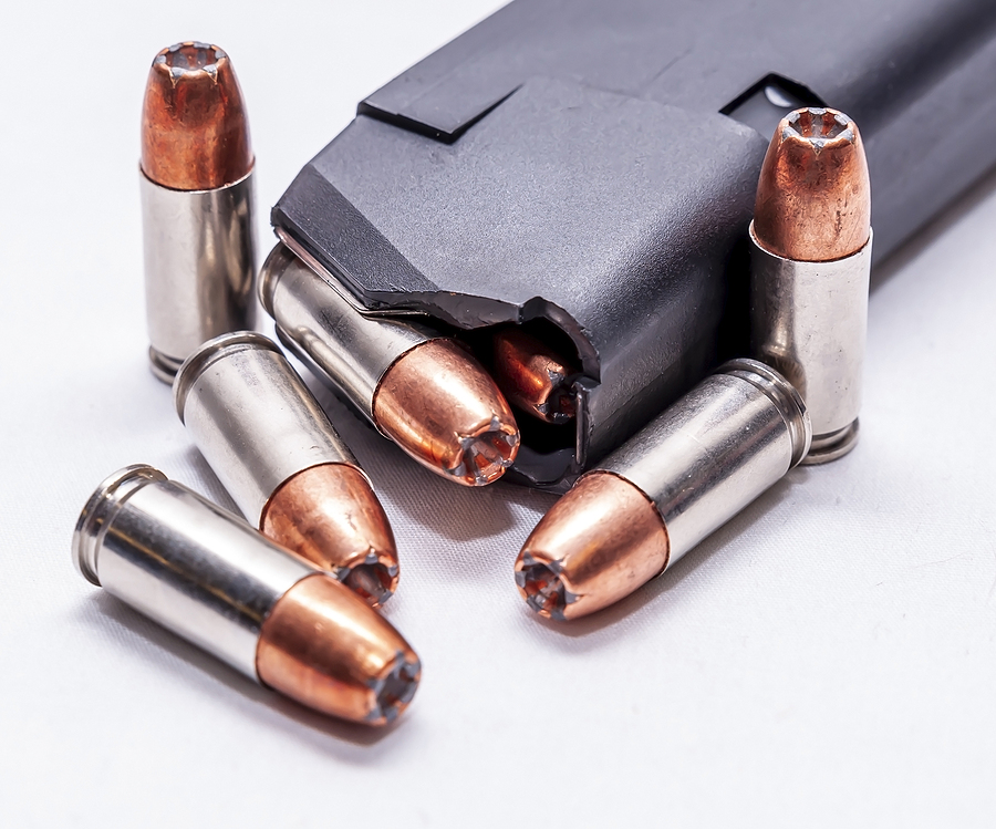 9mm pistol magazine ammunition JHP