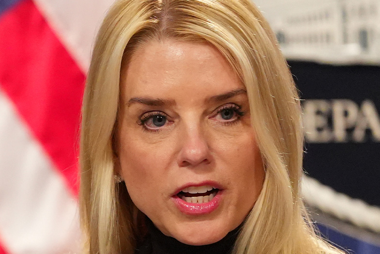 US Attorney General Pam Bondi