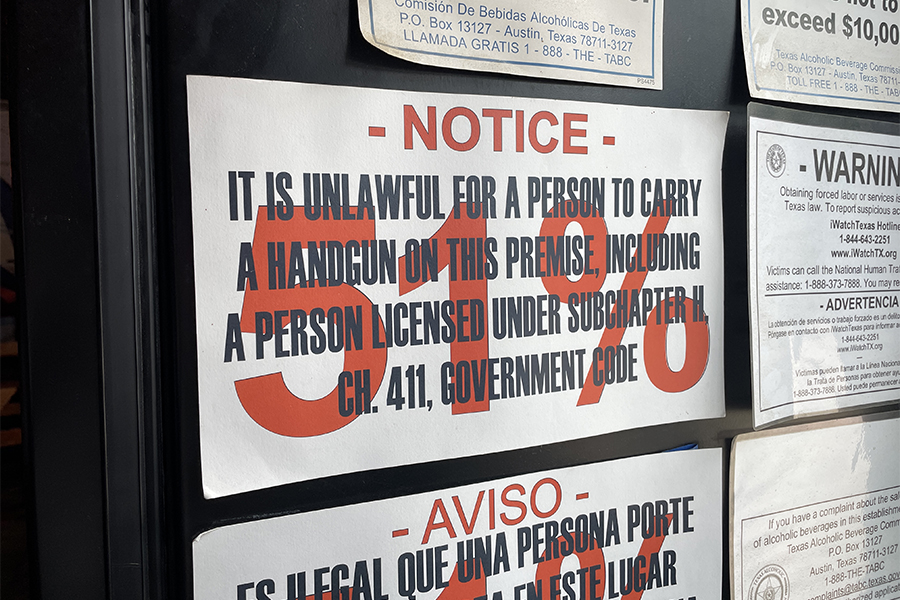 Texas 51% sign concealed carry