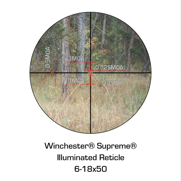 Winchester Supreme Optics 6-16x50 riflescope