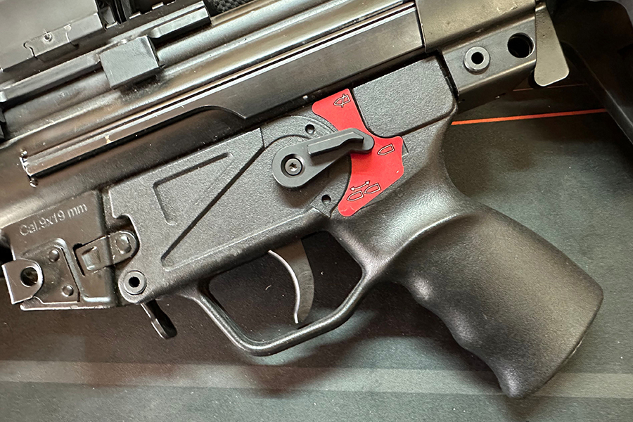 The Century Arms AP5 equipped with a Franklin Armory binary trigger is, in a word, awesome. 