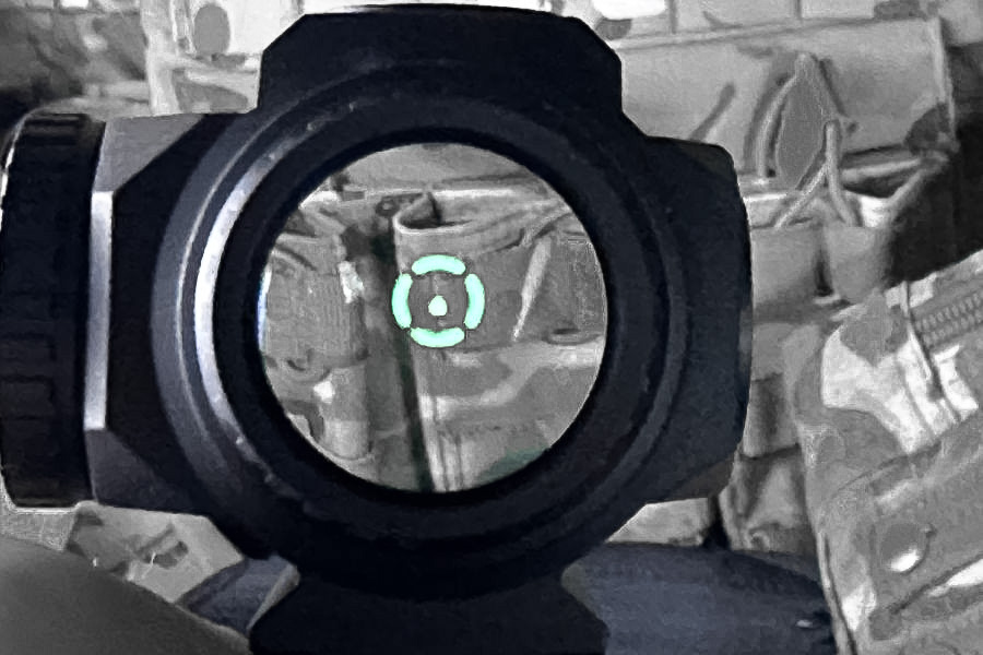 1x20 prism sight.