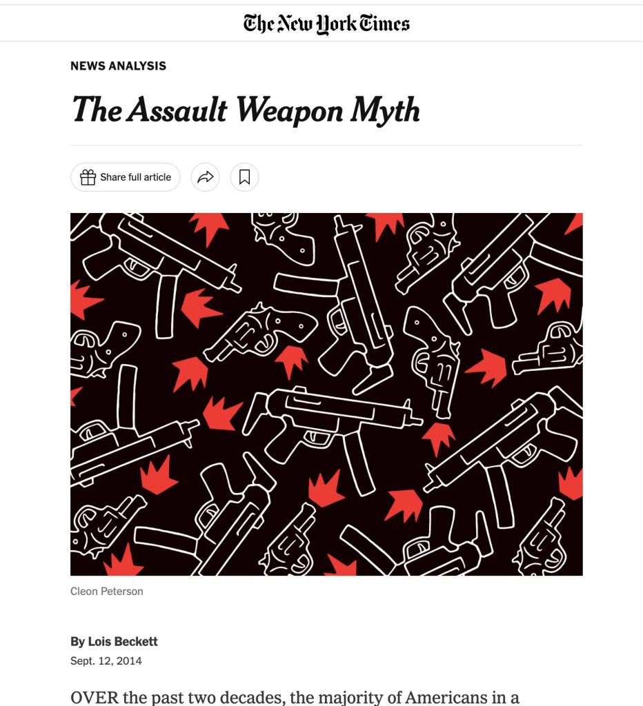 New York Times Assault Weapons Myth