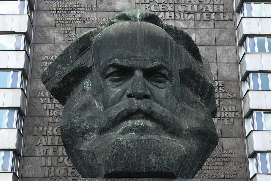 Karl Marx monument Chemnitz, Germany