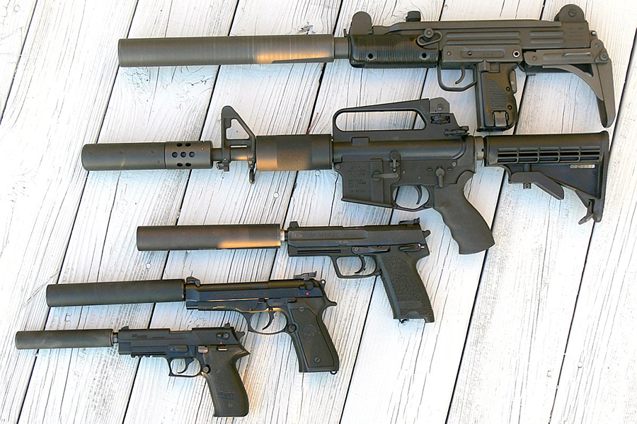 guns with silencers suppressors feat