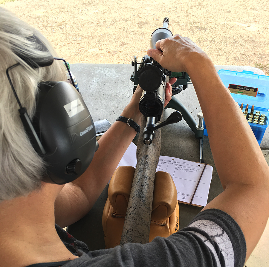 rifle scope turret DOPE