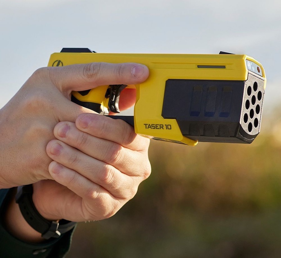 Taser less lethal non-gun gun
