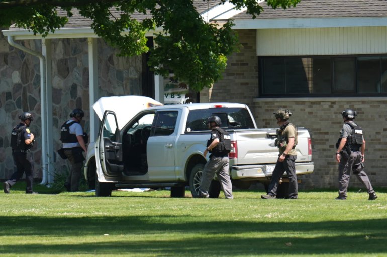 Wayne church shooting F-150 truck