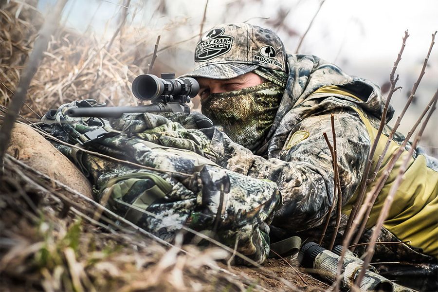 mossy oak hunt hunting rifle camo
