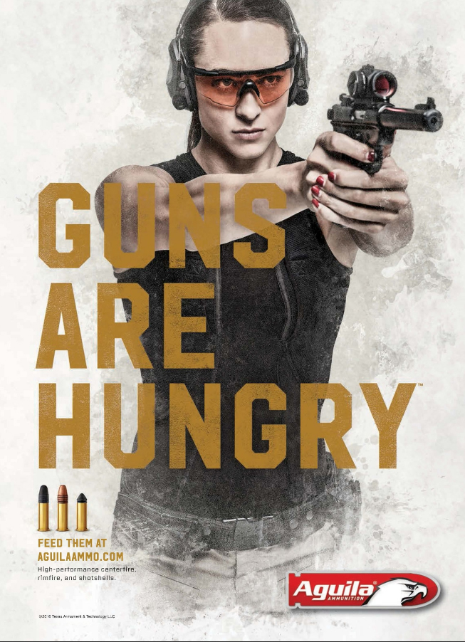 guns are hungry woman ad aguila
