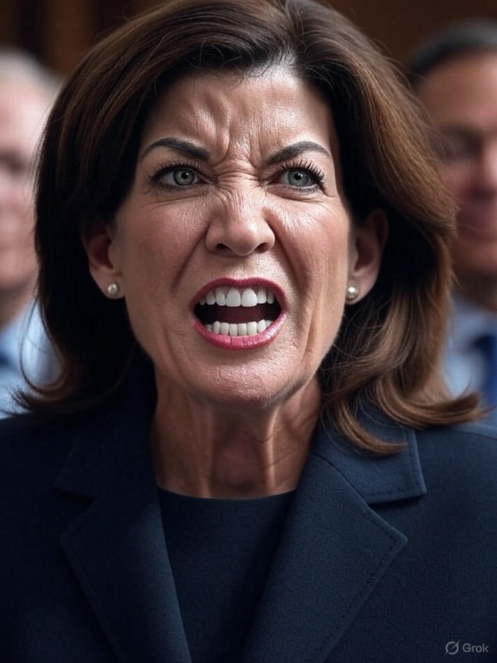 Kathy Hochul angry grok