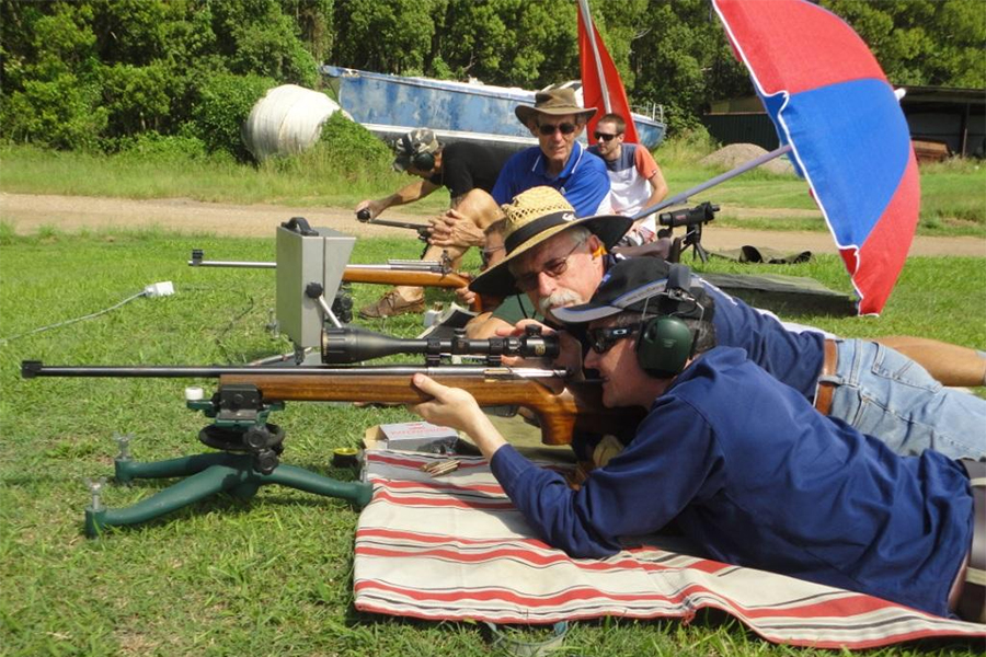 prone rifle shooting