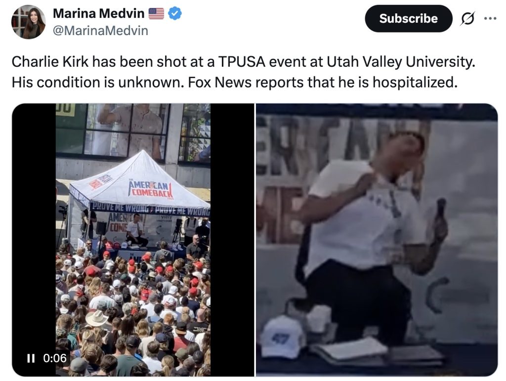Charlie Kirk shot