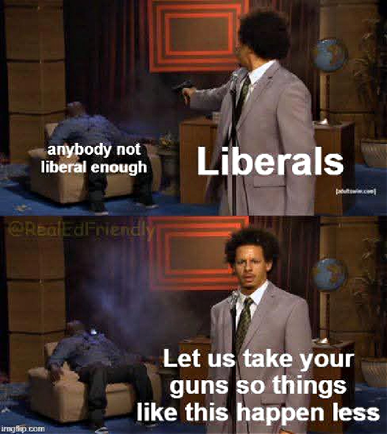 liberals and guns meme